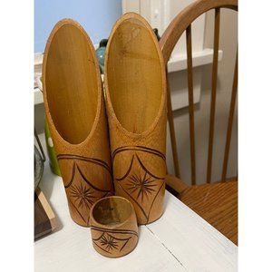 Bamboowala Natural Bamboo Pen Holder/counter organizer from Jamaica